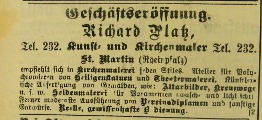 Anzeige in: Der christliche Pilger, Januar 1913. 