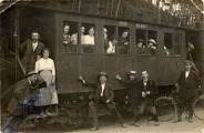 Club Jux macht einen Ausflug ins Elmsteiner Tal (heute: Kuckucksbähnel). 2. v. rechts: Richard Platz. Foto Privatbesitz. 