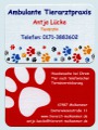 Unsere Empfehlung: Tierärztin Antje Lücke aus 67487 Maikammer. Ambulante Tierarztpraxis. Telefon 0171 3883602 tierarzt veterinär  